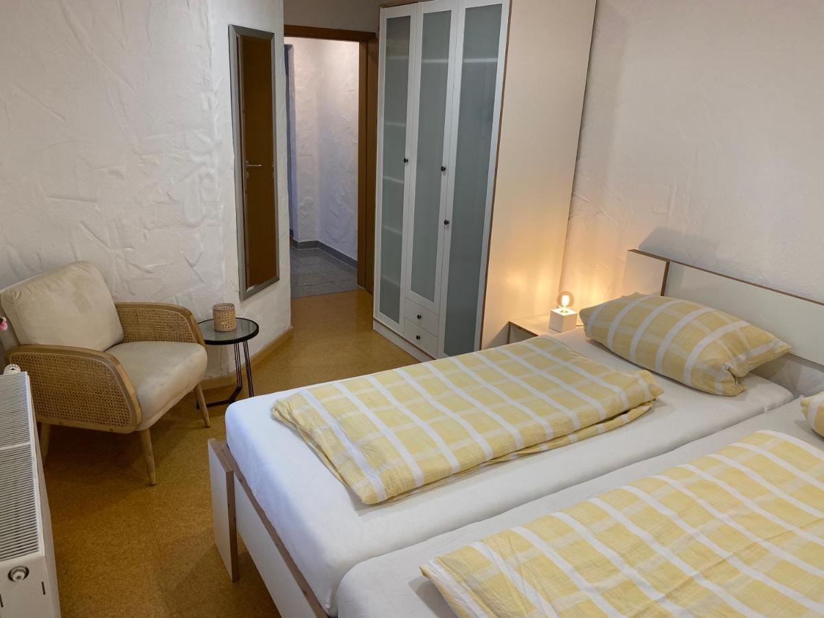 Ferienwohnung Messmer Mit Terrasse Heiligenborn Exterior foto