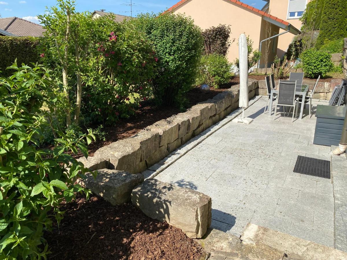 Ferienwohnung Messmer Mit Terrasse Heiligenborn Exterior foto